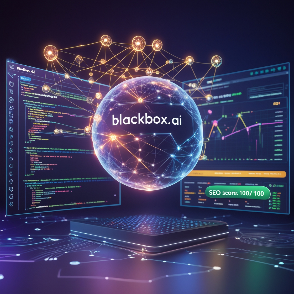 "BLACKBOX.AI Interface and Machine Learning Capabilities"